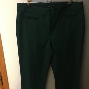 NWT J. Crew Factory Lexie Pants (Academic Green)